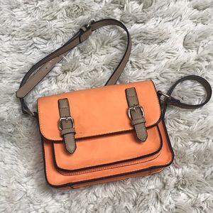 Spring Handbag with Buckles